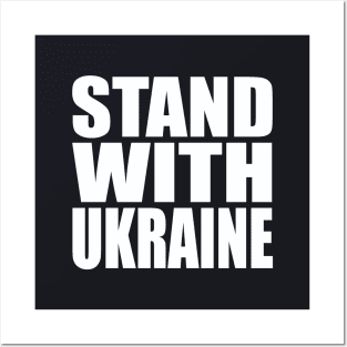 Stand with Ukraine Posters and Art